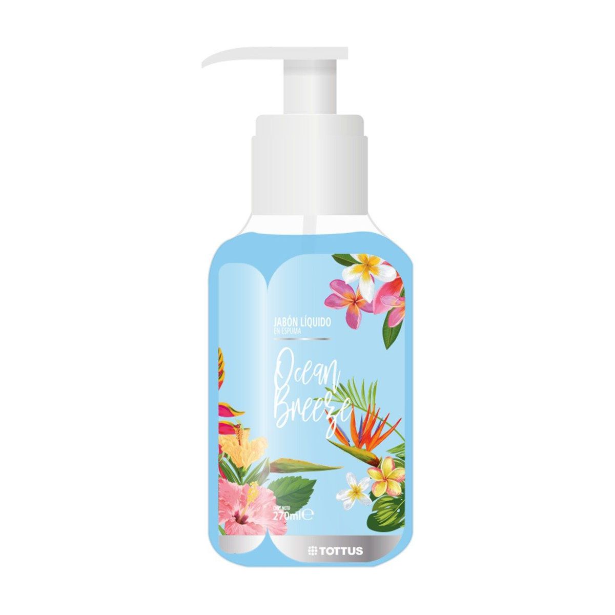 TOTTUS - Jabón Espuma Ocean Breeze Envase 270 mL