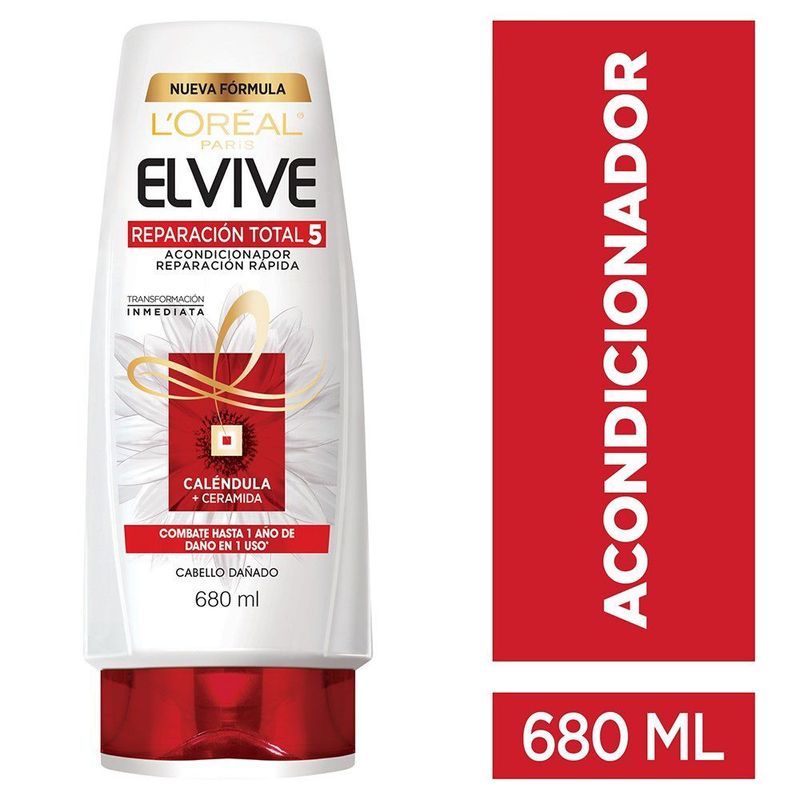 ELVIVE - Acondicionador Elvive Cabello Dañado Envase 680 mL