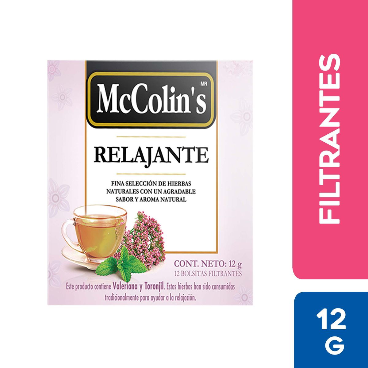 MC COLINS - Infusión Valeriana Y Toronjil Mc Colins Relajante Caja 12 Sobres