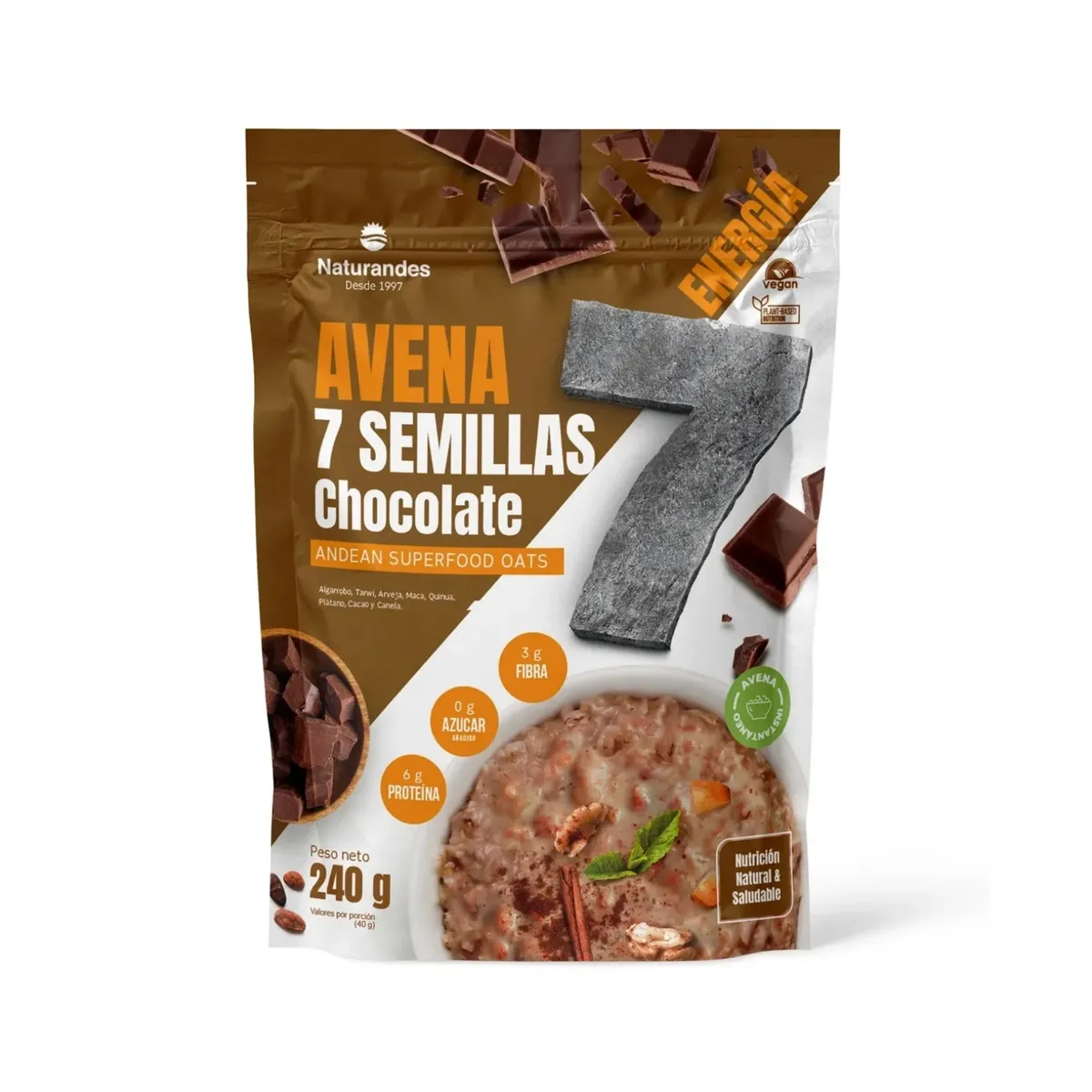 NATURANDES - Avena 7 Semillas Naturandes Energía Bolsa 240 g
