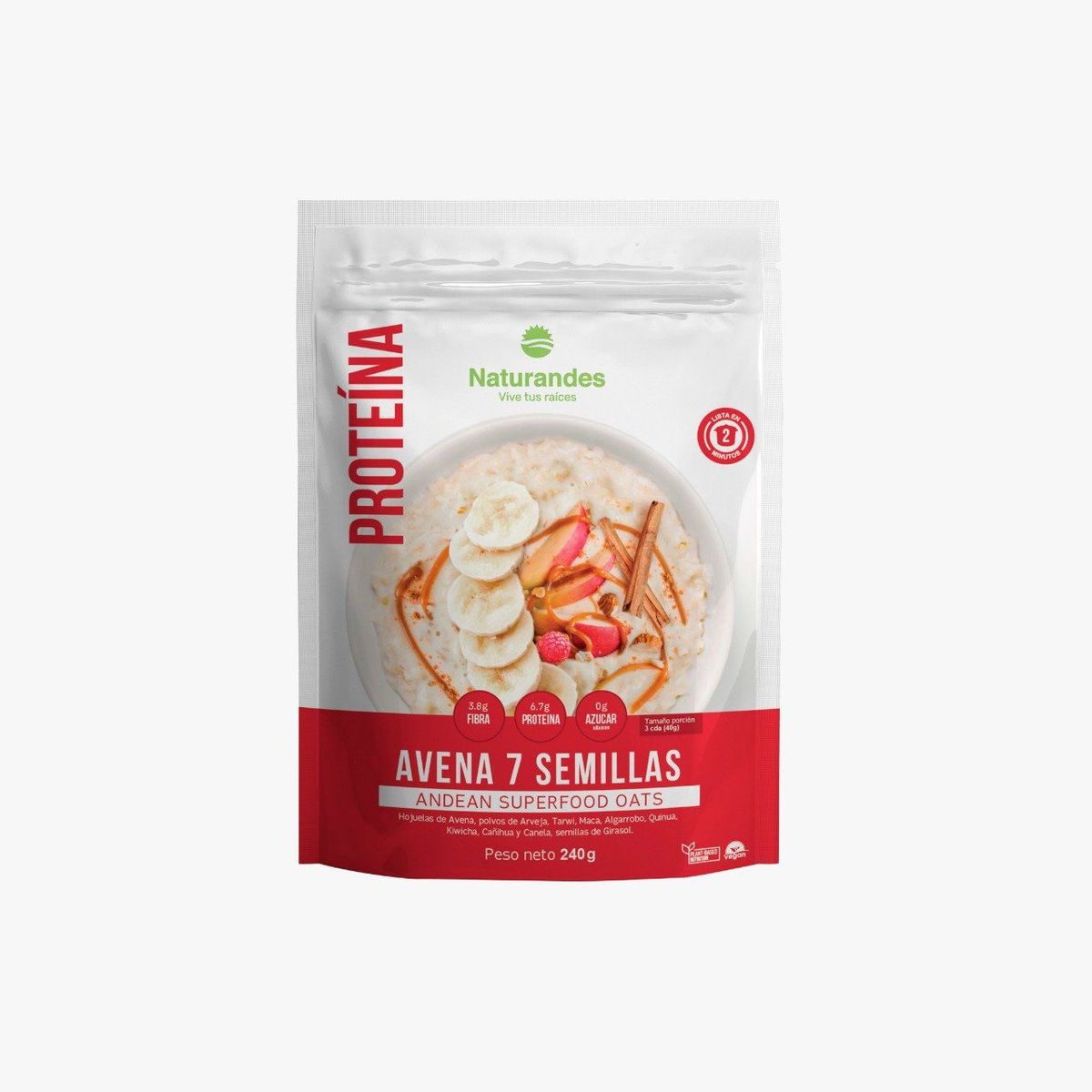 NATURANDES - Avena 7 Semillas Proteína Naturandes 240 g
