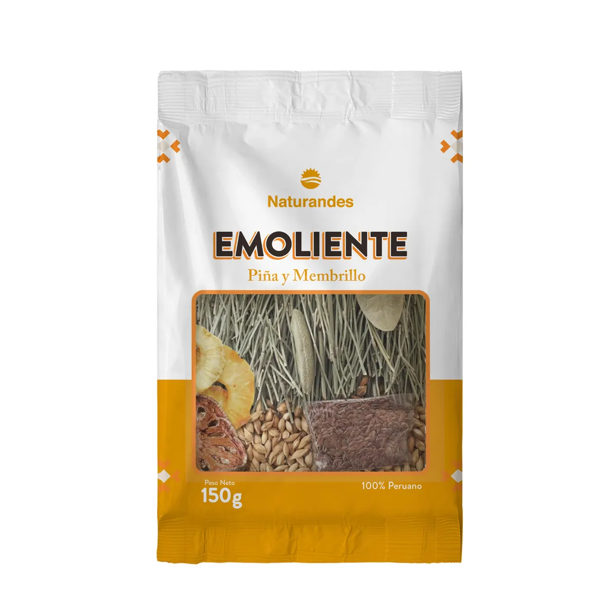 NATURANDES - Emoliente Naturandes Sabor Piña y Membrillo Bolsa 150 g