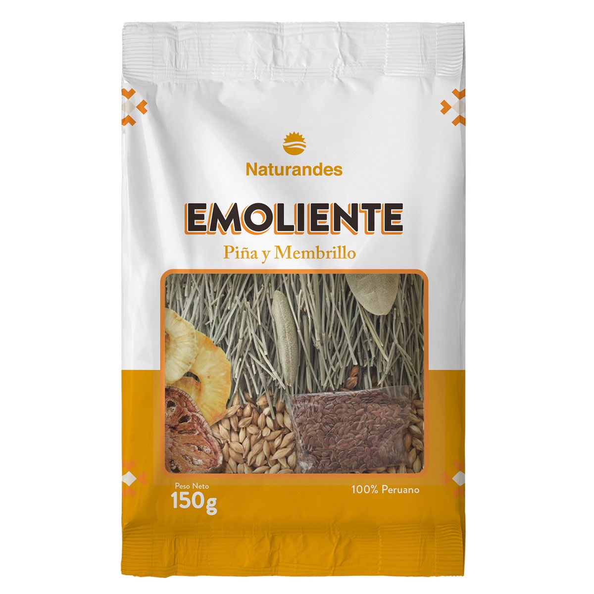NATURANDES - Emoliente Naturandes Sabor Piña y Membrillo Bolsa 150 g