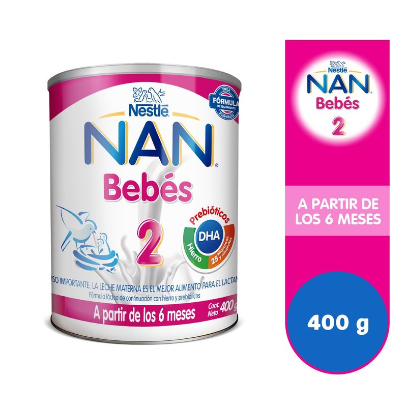 NAN - Fórmula Láctea Líquida Bebés Nan 400 g
