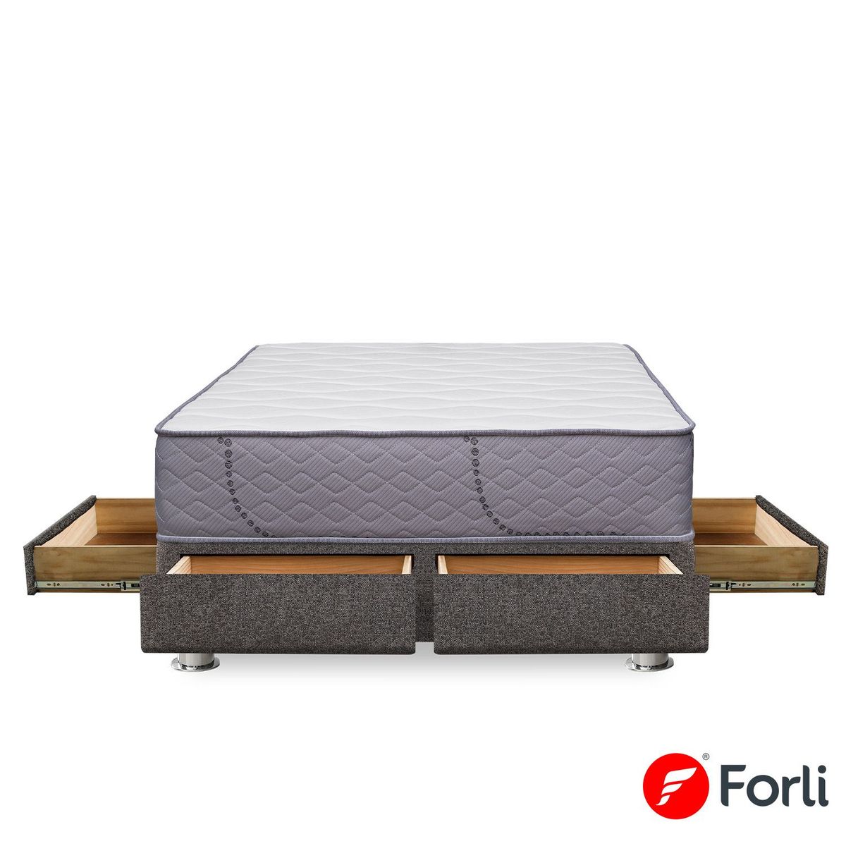 FORLI - Cama Capella 4 Cajones 2Plz+2Alm + Prot