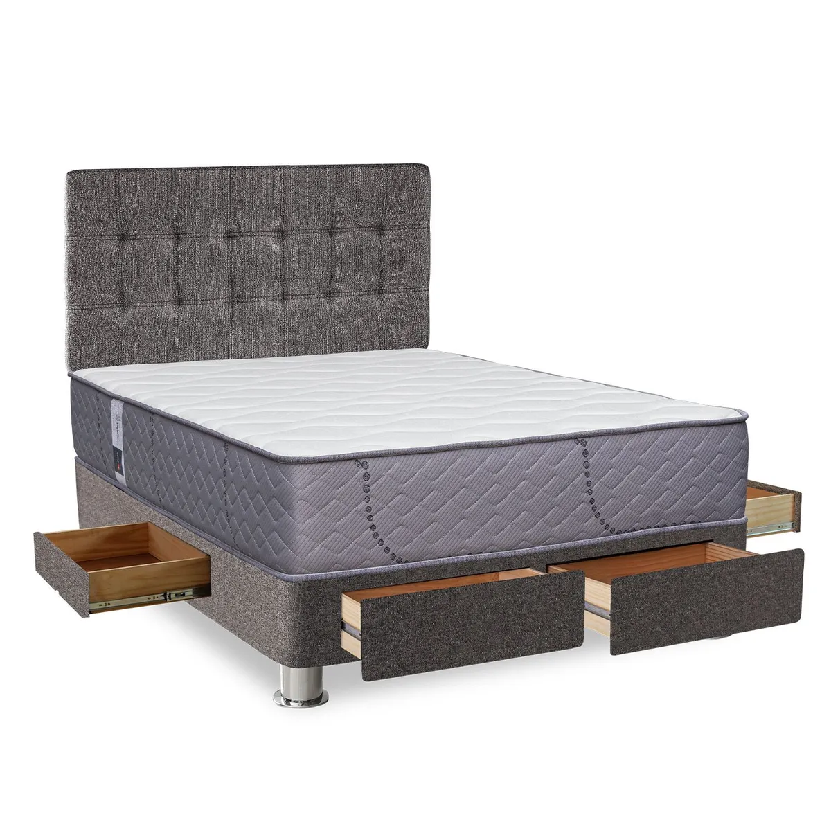 FORLI - Cama Capella 4Cajones 2Plz+2Alm+Prot+Cab