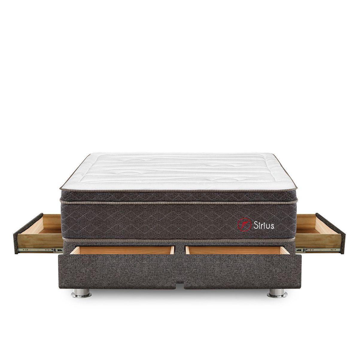 FORLI - Cama Sirius Pocket 4 Cj 2Plz +2Alm+Prot