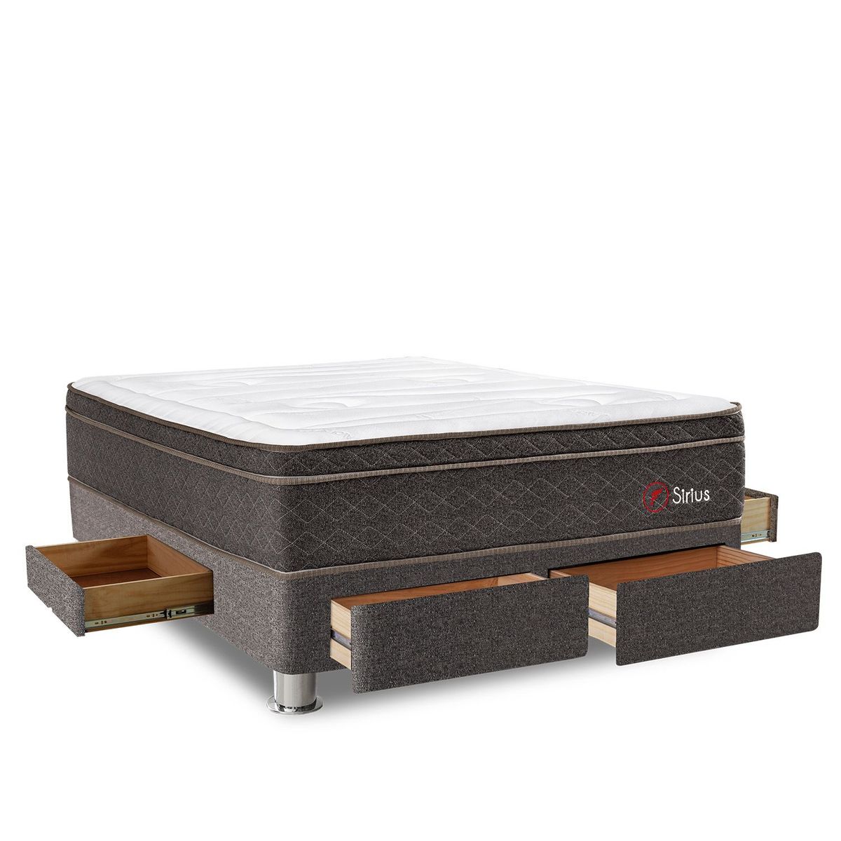 FORLI - Cama Sirius Pocket 4 Cj 2Plz +2Alm+Prot