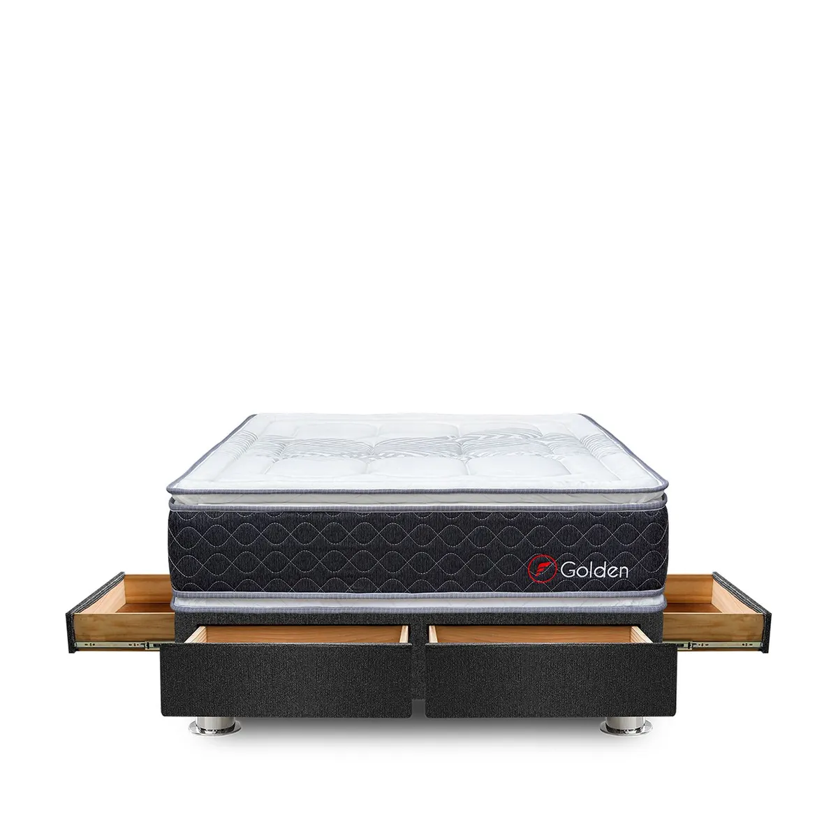 FORLI - Cama Golden Pocket 4 Cj 2Plz+2Alm+Prot