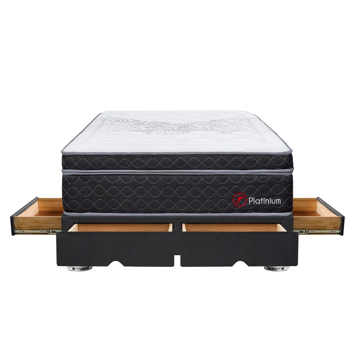 FORLI - Cama Platinium Pockt 4 Cj 2Plz+2Alm+Prot