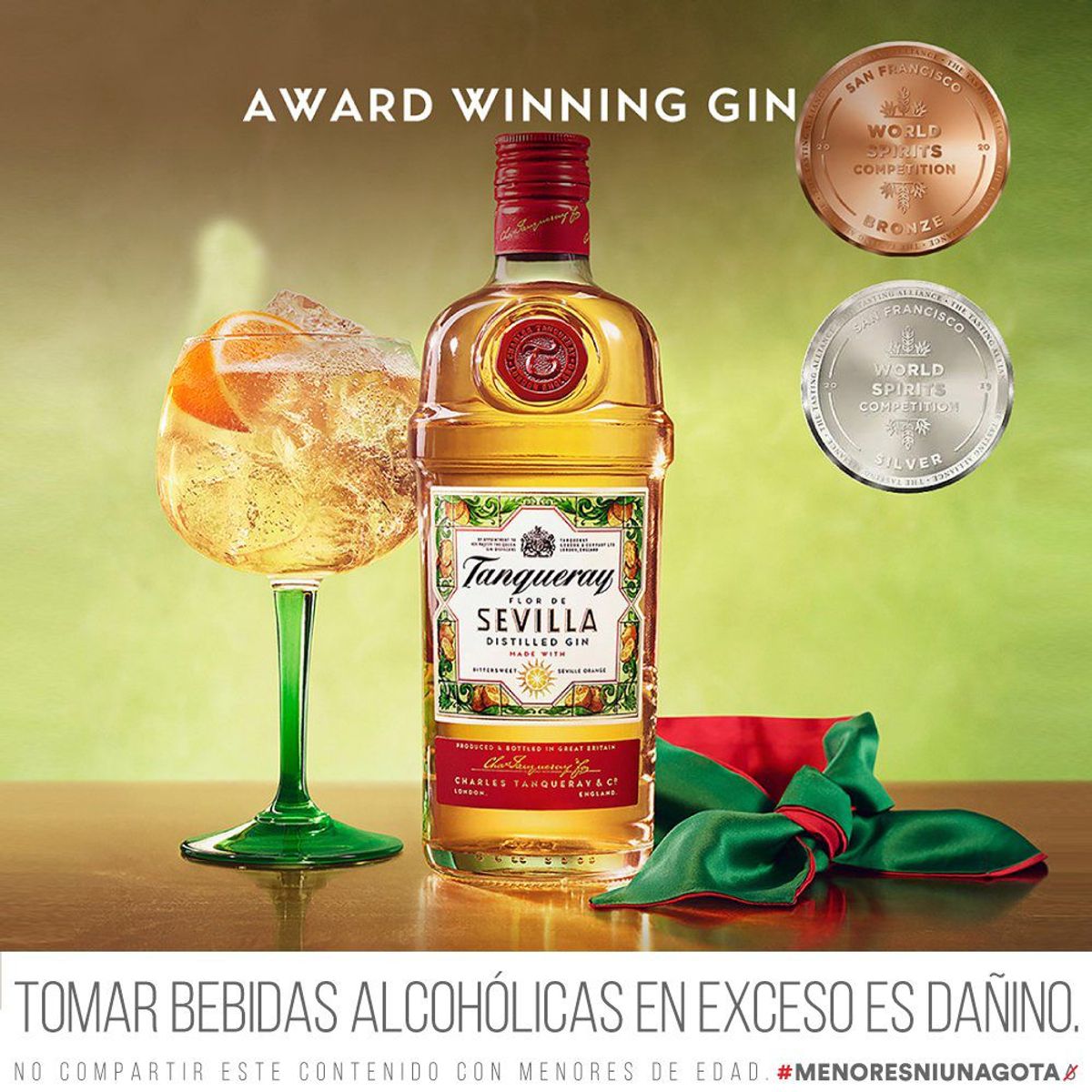 TANQUERAY - Gin Tanqueray Flor de Sevilla Botella 700 mL
