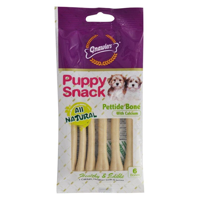 GNAWLERS - Hueso de Leche para Perros Pettide GNawlers Bone 6 Unidades