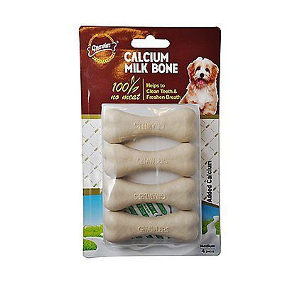 GNAWLERS - HUESO DE CALCIO 3 GNAWLERS X 4 UND