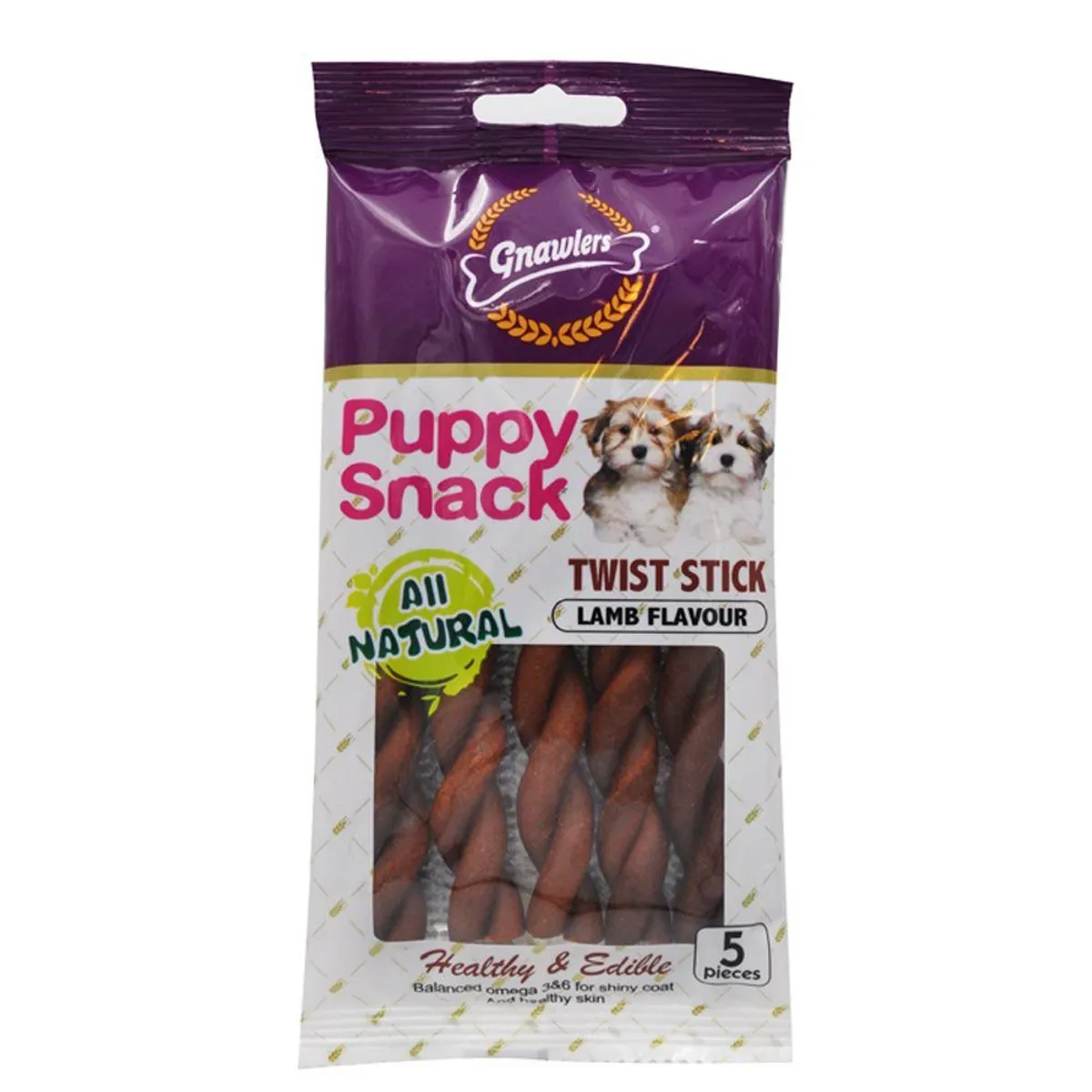 GNAWLERS - Snack Perros Gnawlers Sticks Sabor Cordero Empaque 5 Und