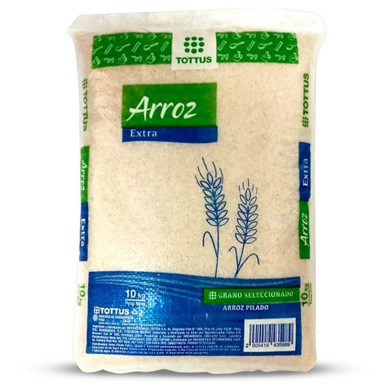 TOTTUS - Arroz Extra Tottus Bolsa 10 kg