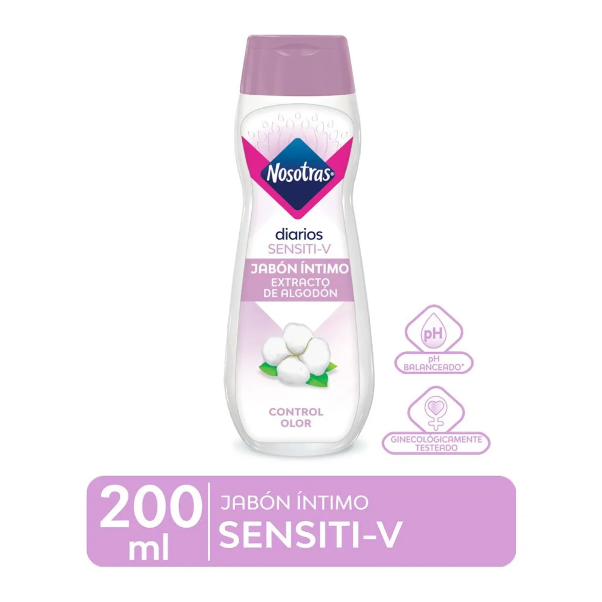 NOSOTRAS - Jabón Íntimo Nosotras Sensitive Envase 200 mL