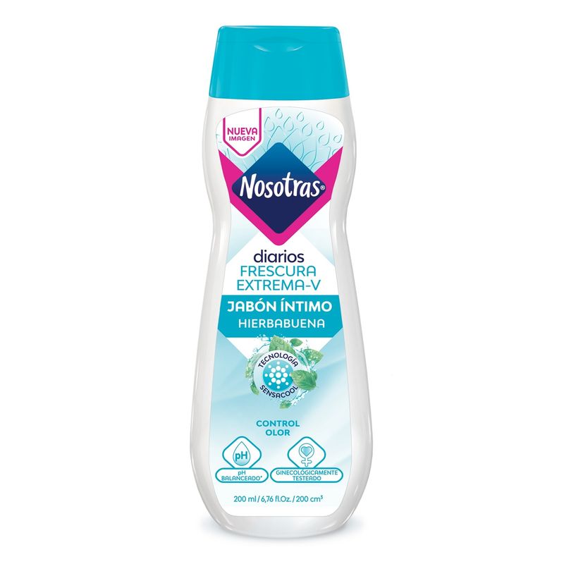 NOSOTRAS - Jabón Intimo Nosotras Hierbabuena Envase 200 mL