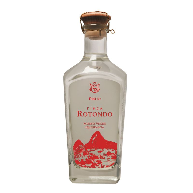 FINCA ROTONDO - Pisco Finca Rotondo Machu Picchu Quebranta Botella 750 mL