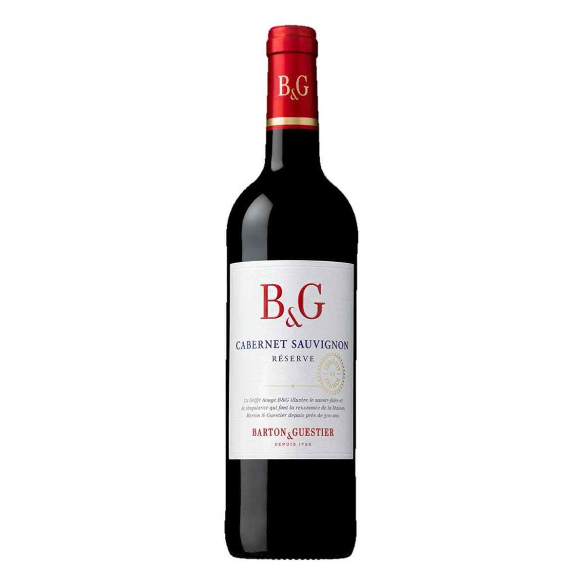 BARTON & GUESTIER - Vino Barton & Guestier Cabernet Sauvignon Botella 750 mL