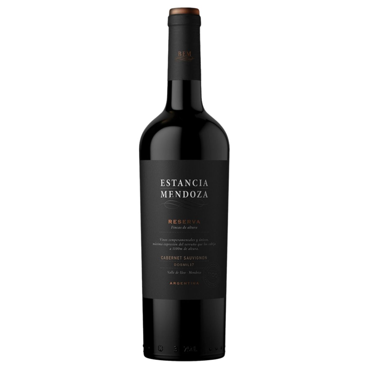 ESTANCIA MENDOZA - Vino Tinto Estancia Mendoza Cabernet Sauvignon Botella 750 mL