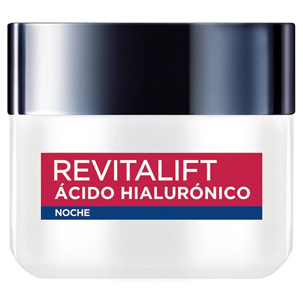 LOREAL PARIS - Crema Facial Nocturna L’Oréal Revitalift Ácido Hialurónico Antiarrugas Caja 50 mL