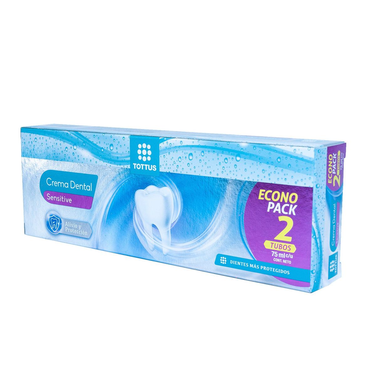 TOTTUS - Crema Dental Tottus Sensitive Empaque 2 Und