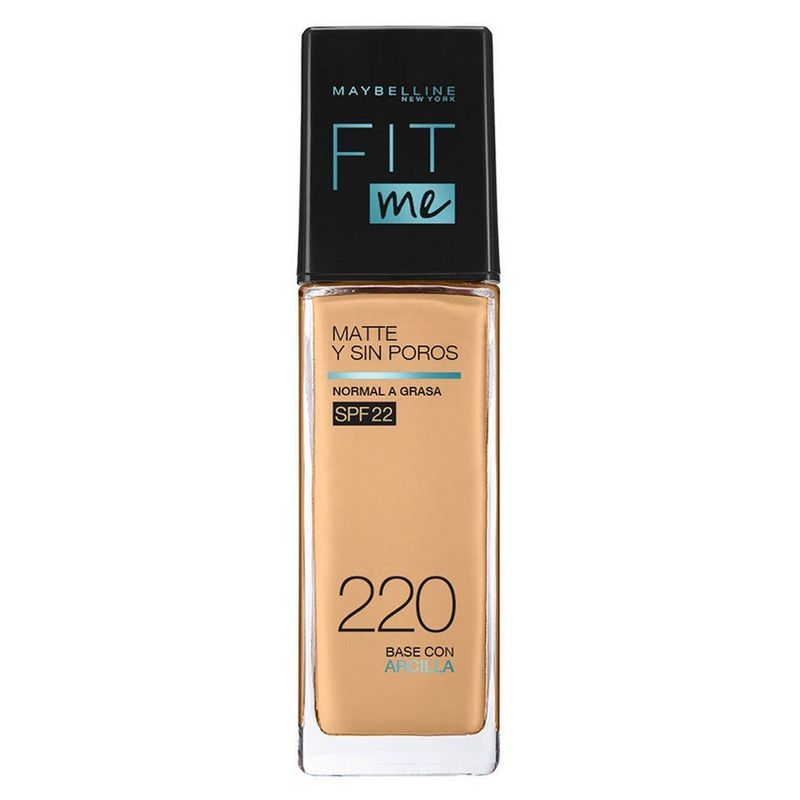 MAYBELLINE - Base de maquillaje Matte + Poreless 220 Natural Beige Maybelline