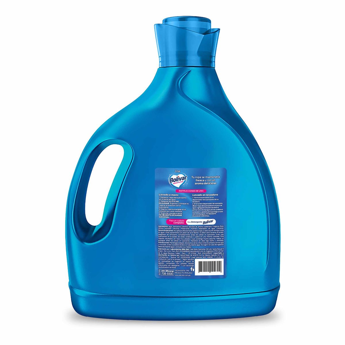 BOLIVAR - Suavizante Bolívar Aroma Activo Floral Botella 5 L