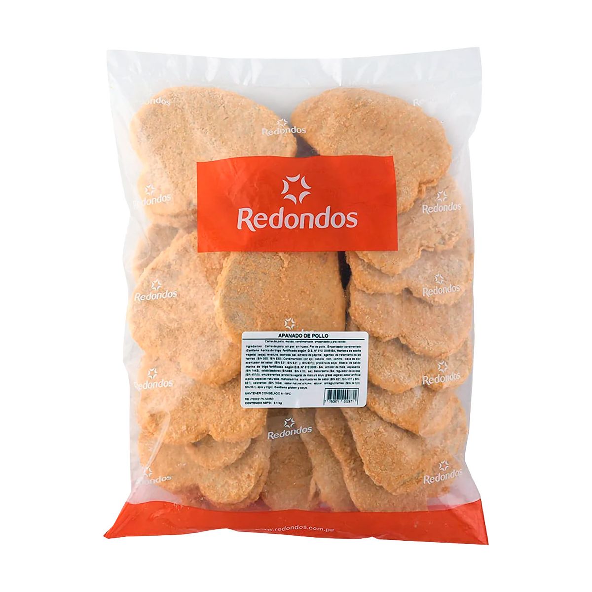 REDONDOS - Apanado de Pollo Redondos Empaque 2.1 Kg