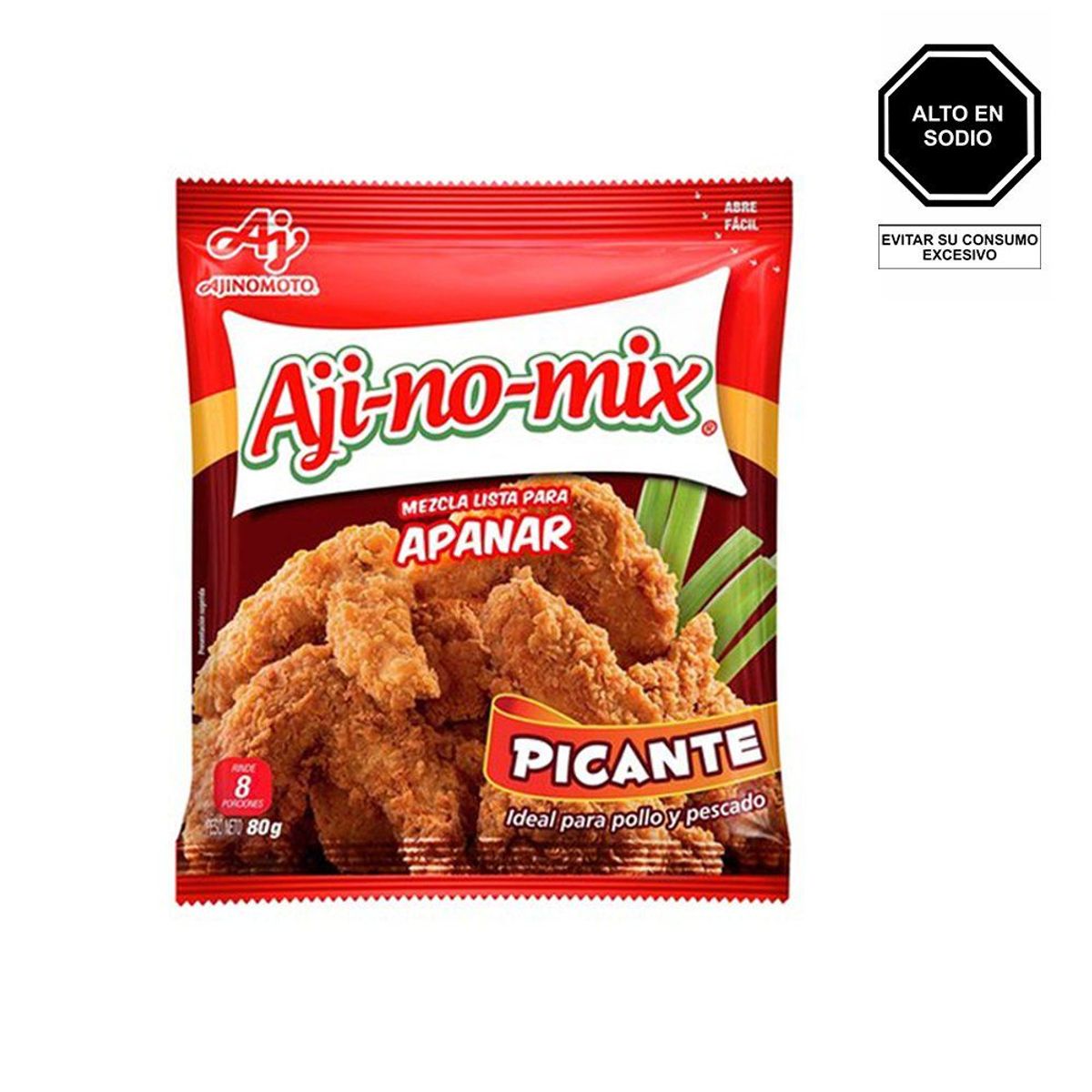 AJINOMIX - Mezcla Lista para Apanar Picante Ajinomix Empaque 80 g