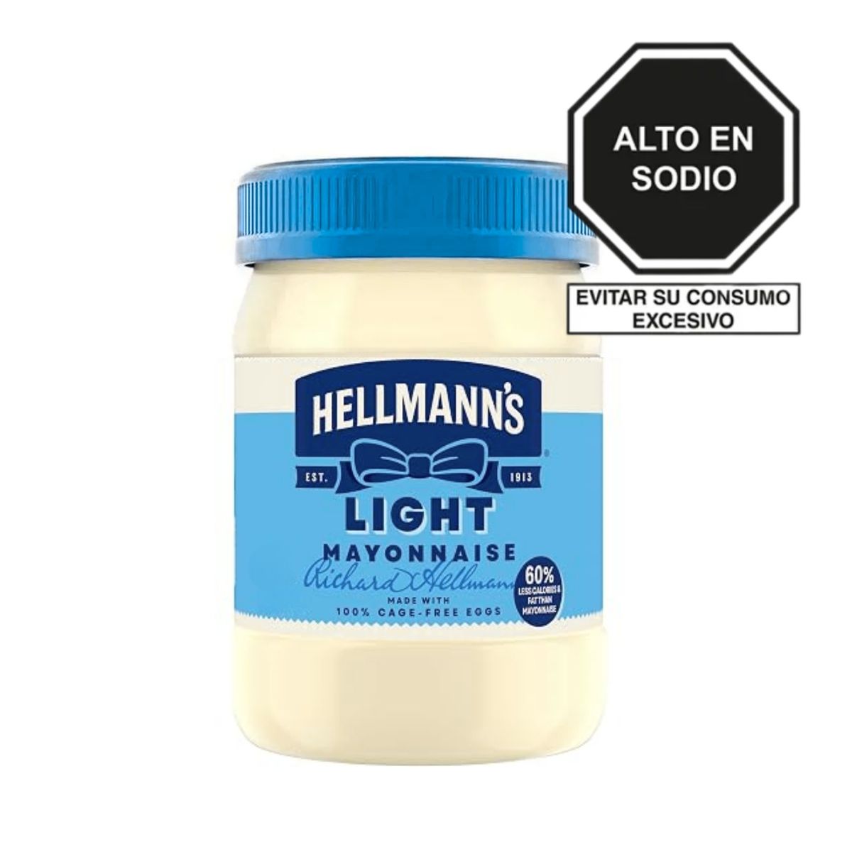 HELLMANNS - Mayonesa Light Hellmanns Envase 443 mL