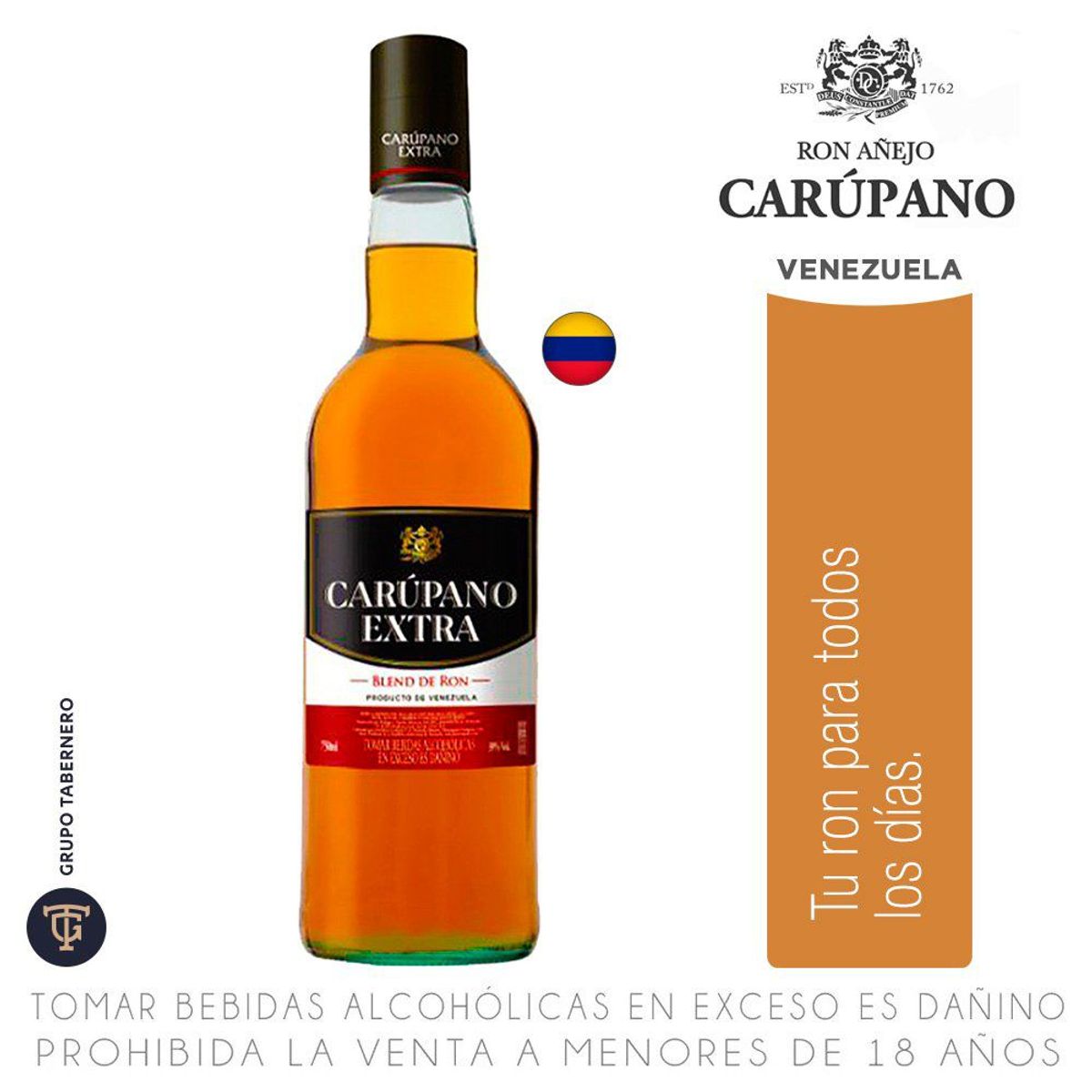 CARUPANO - Ron Carupano Extra Botella 700 mL