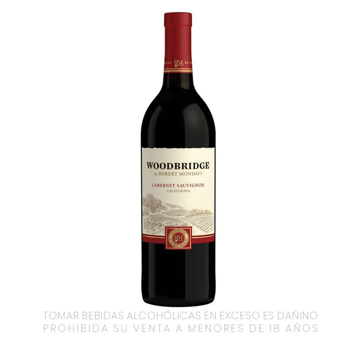 ROBERT MONDAVI - Vino Tinto Robert Mondavi Woodbridge Cabernet Sauvignon Botella 750 mL