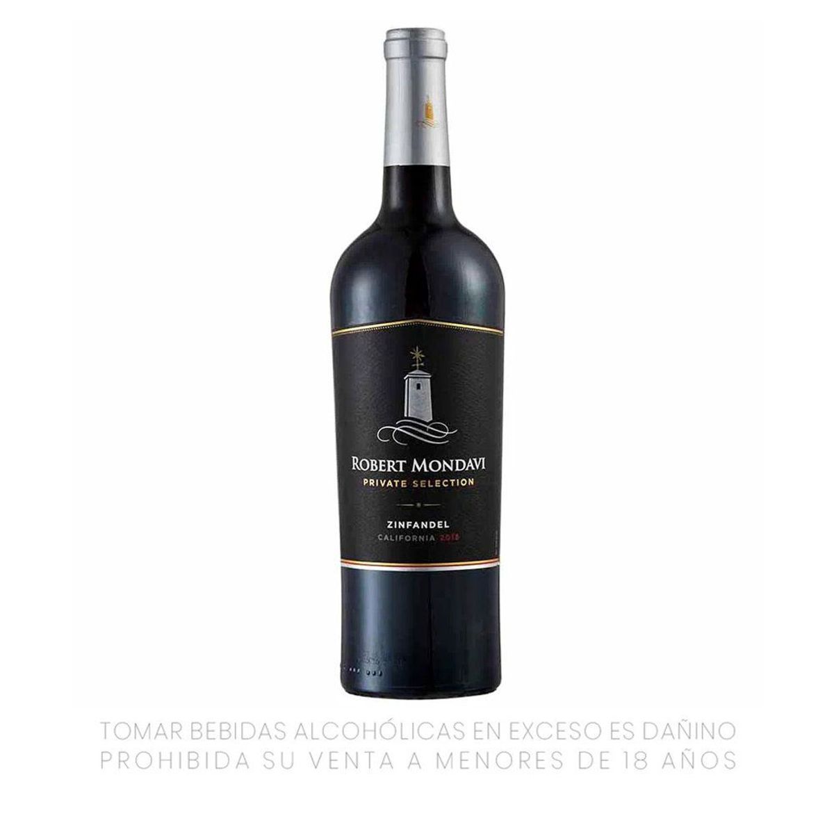 ROBERT MONDAVI - Vino Robert Mandavi Zinfandel Botella 750 mL