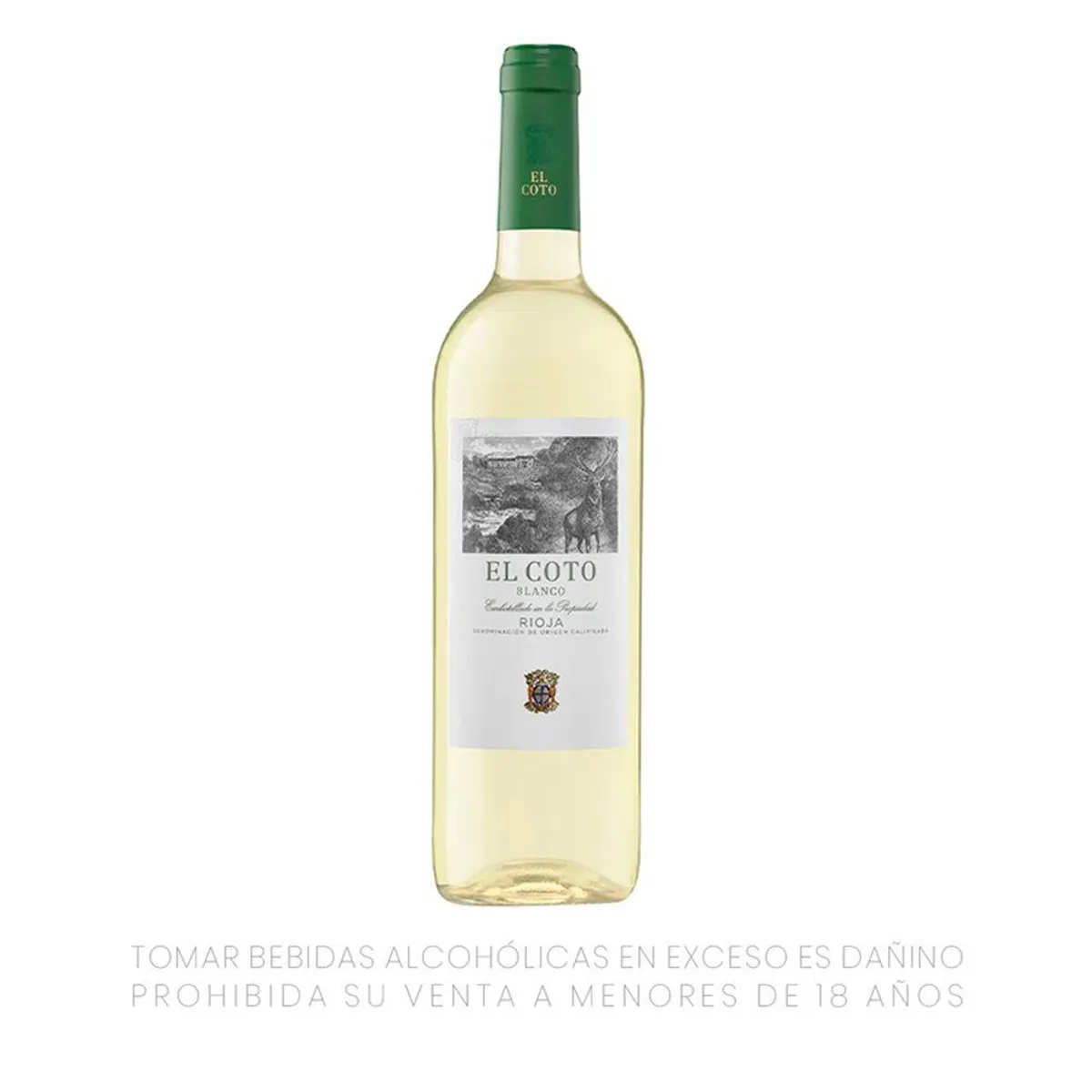EL COTO - Vino Blanco El Coto Botella 750 mL