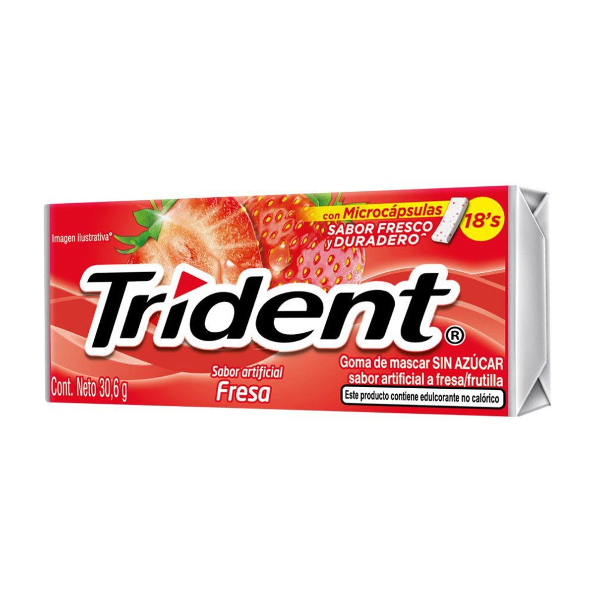 TRIDENT - Chicles Trident Evup Fresa 30.6g