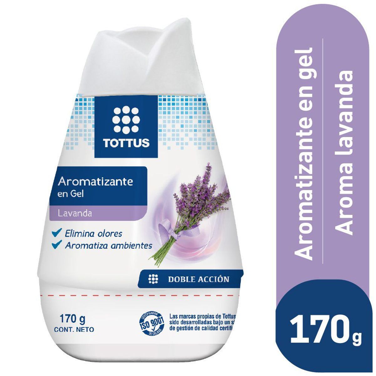 TOTTUS - Aromatizante en Gel Tottus Lavanda Envase 170 g