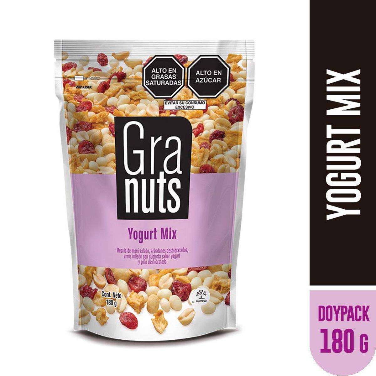 GRANUTS - Frutos Secos Granuts Yogurt Mix Doypack 180 g