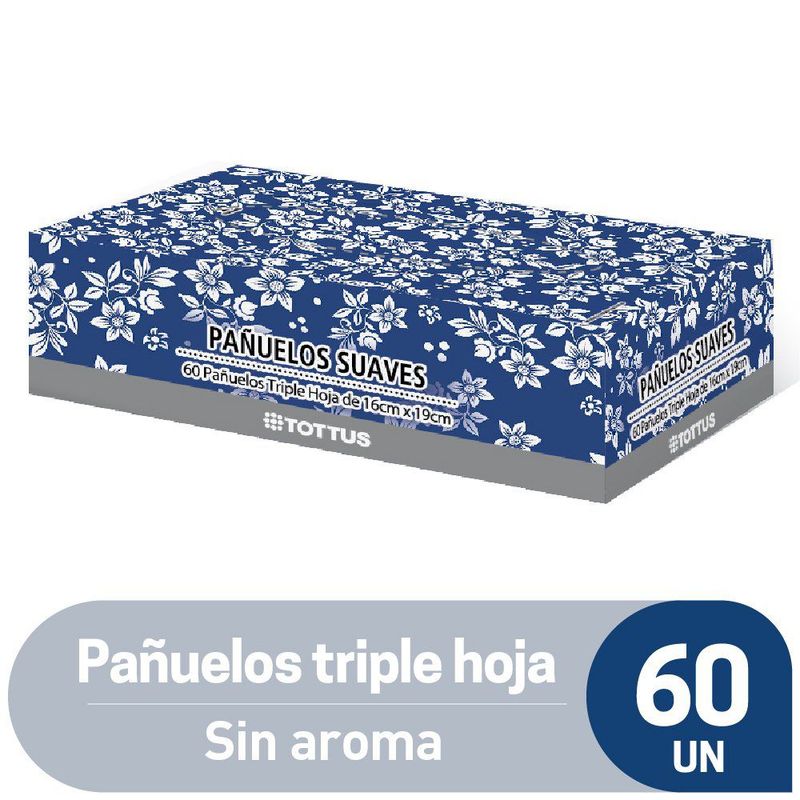 TOTTUS - Pañuelos suaves triple hoja