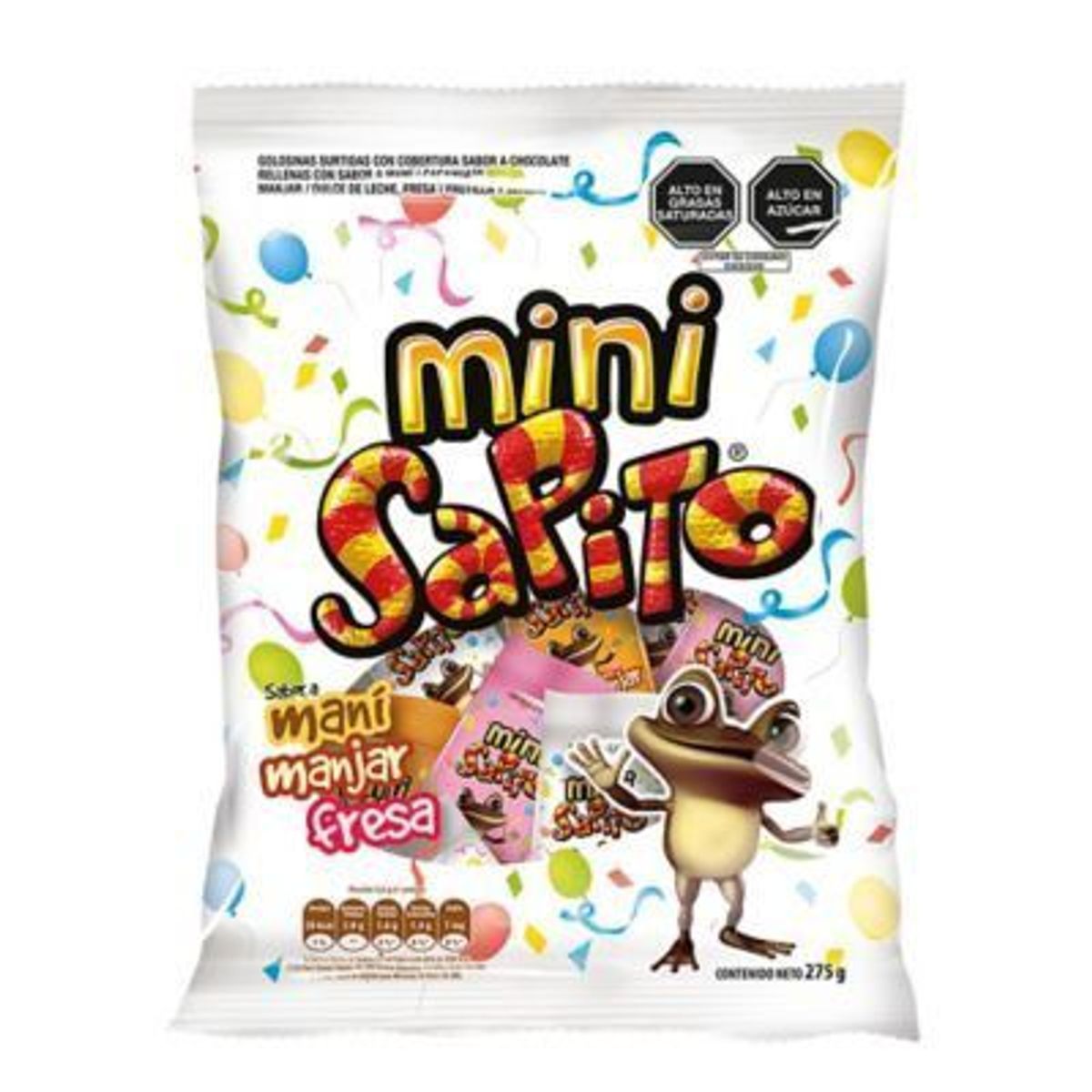 ARCOR - Chocolate Arcor Mini Sapito Bolsa 275 g