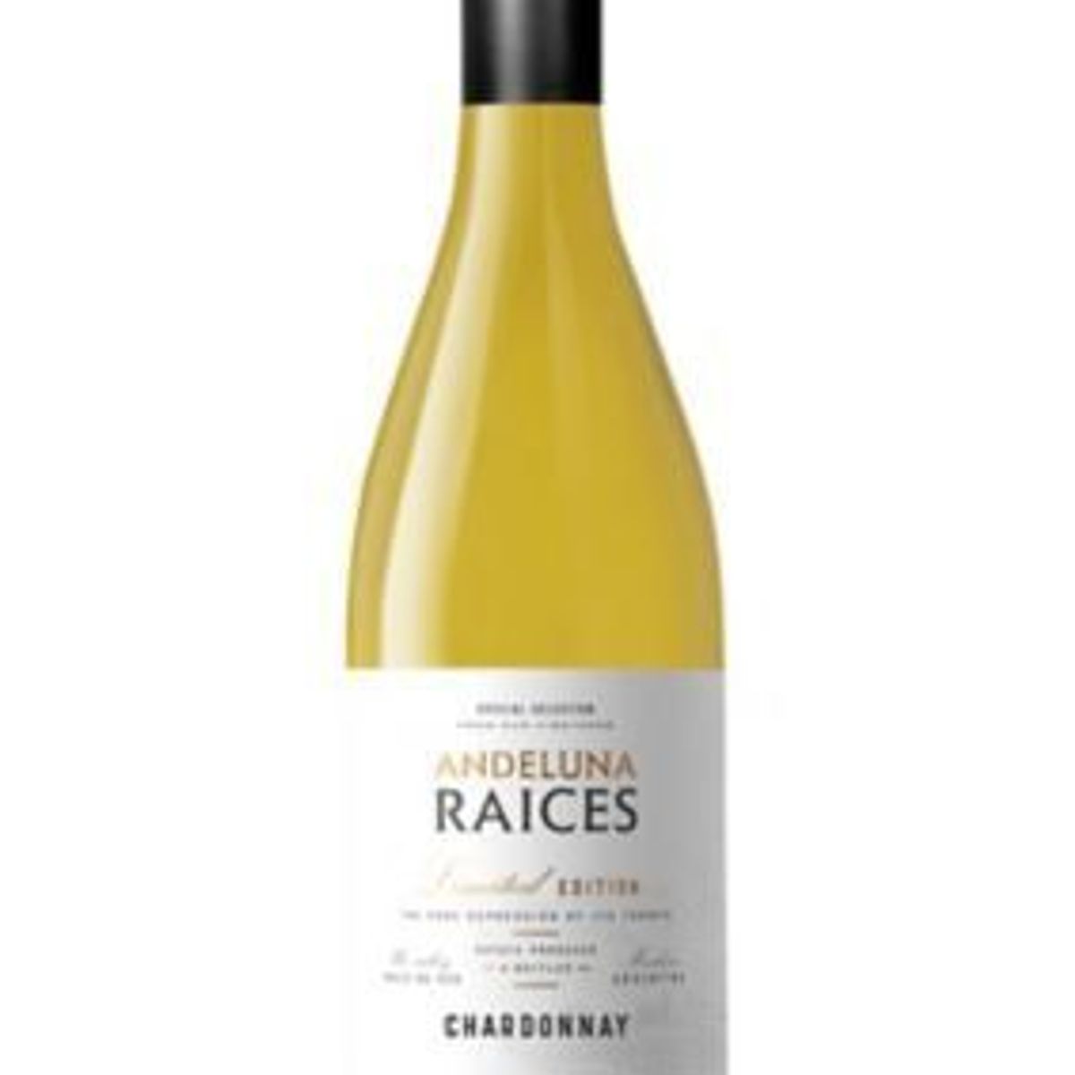 ANDELUNA - Vino Blanco Andeluna Raíces Chardonnay Botella 750 mL