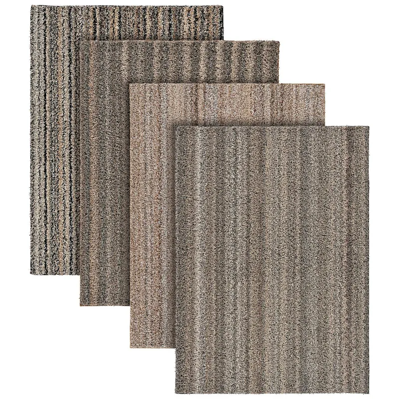 CASA JOVEN - Alfombra Shaggy 152 X 213 Cm Rayada