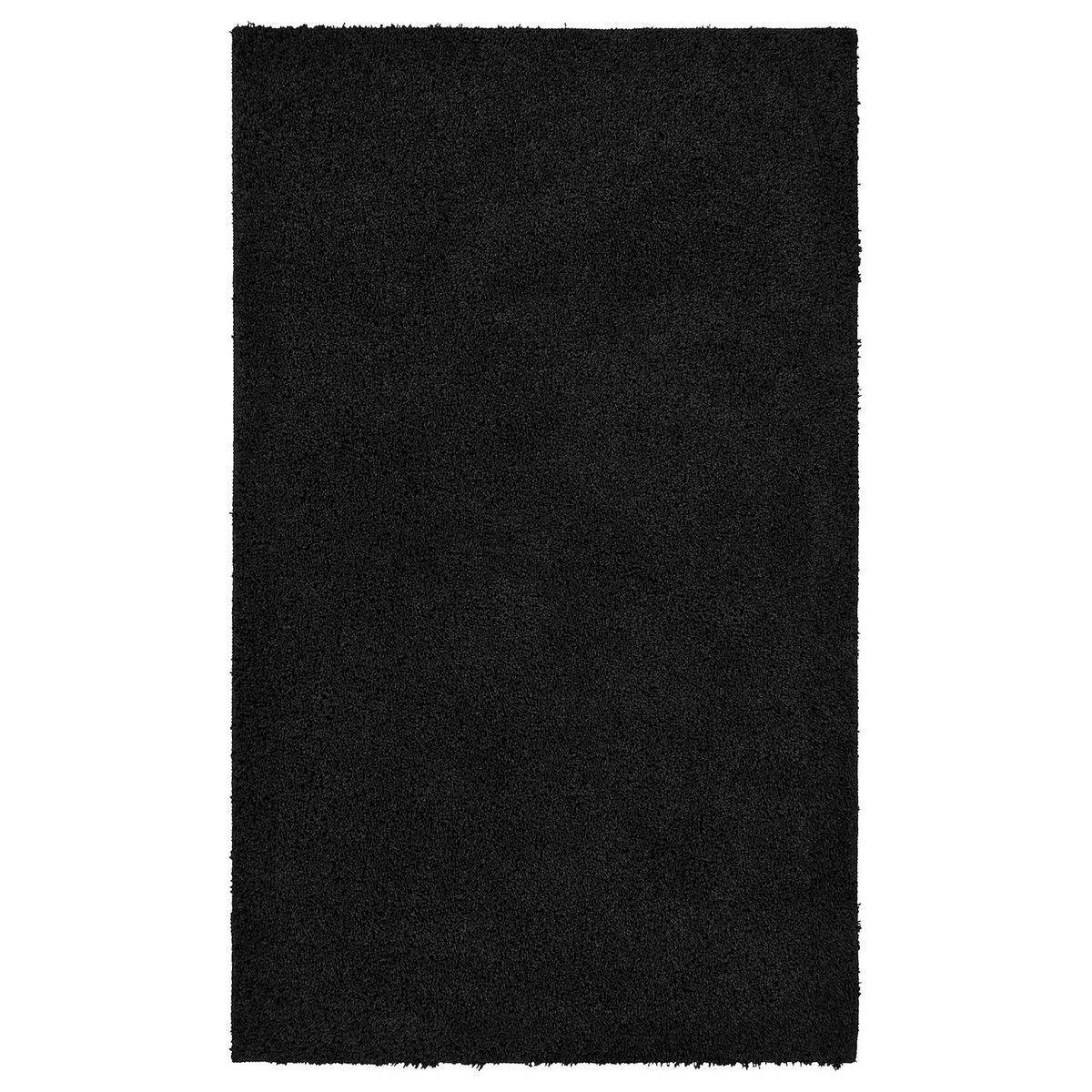 CASA JOVEN - Alfombra Shaggy 152  213 Cm Negra
