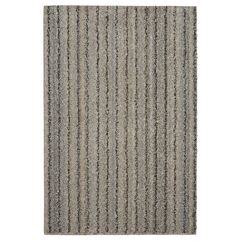 CASA JOVEN - Alfombra Shaggy 122 X 168 Cm Rayada