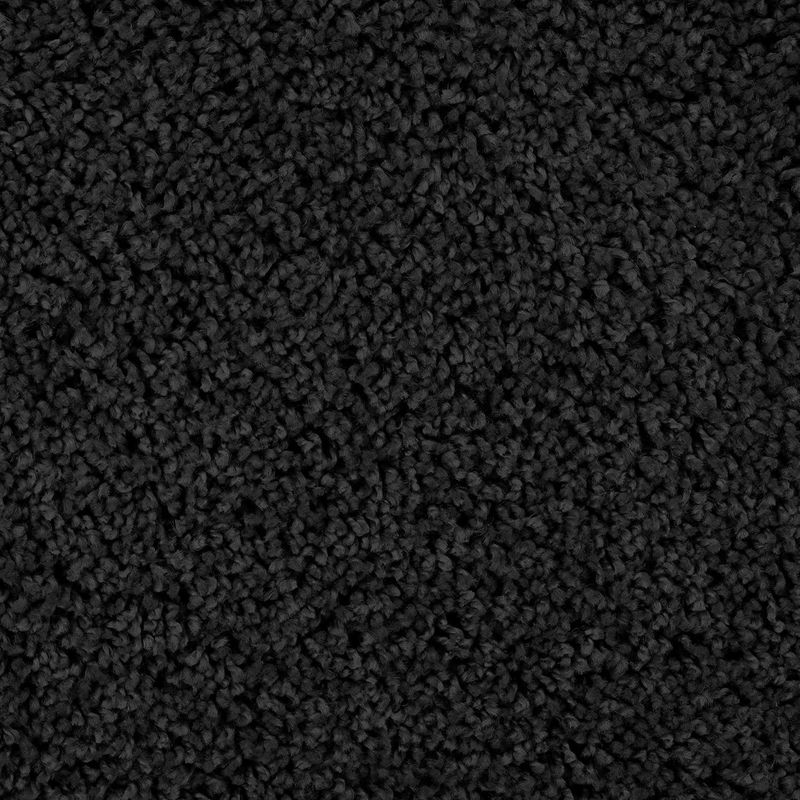 CASA JOVEN - Alfombra Shaggy 122 X 168 Cm Negra