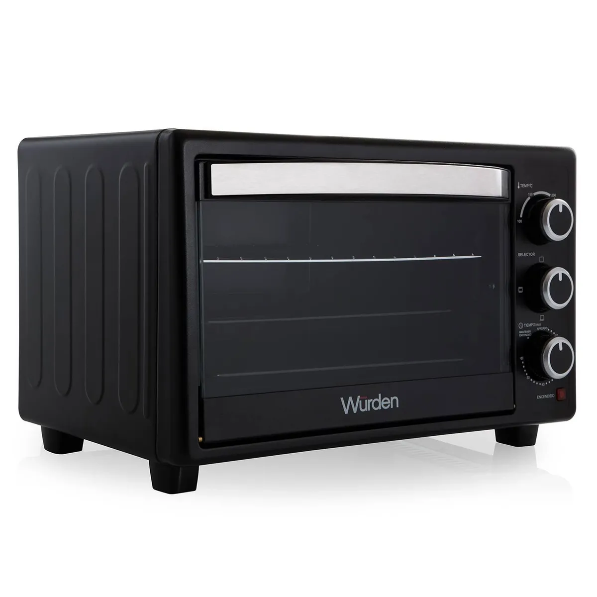 WURDEN - Horno Eléctrico Weo-25 Wurden 25 Lt 1500W Negro
