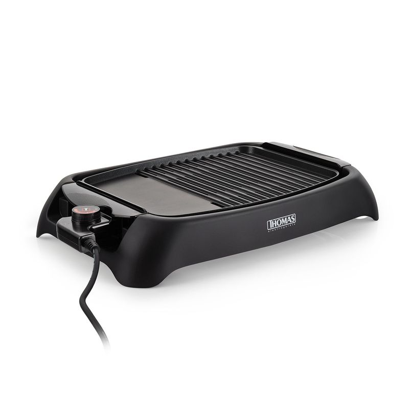 THOMAS - Parrilla Eléctrica 1000 W Negra Th-180