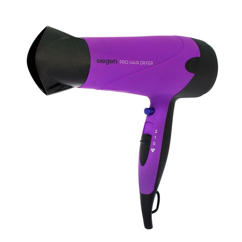 SIEGEN - Secadora de Cabello 2000 W Morado Sg 3025M