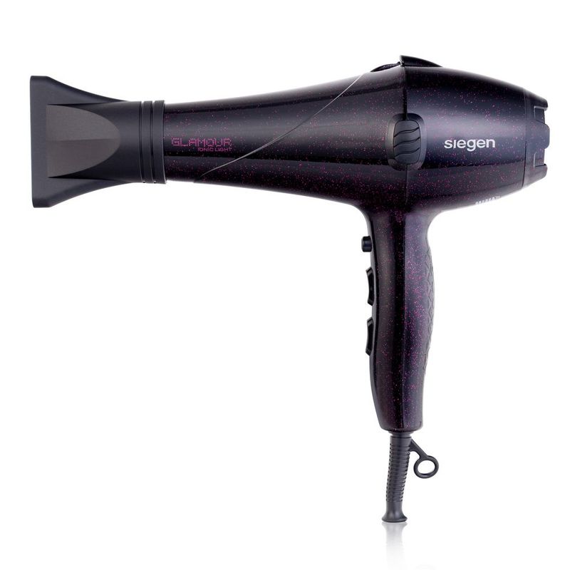 SIEGEN - Secadora de Cabello 2000W Negra Sg 3112