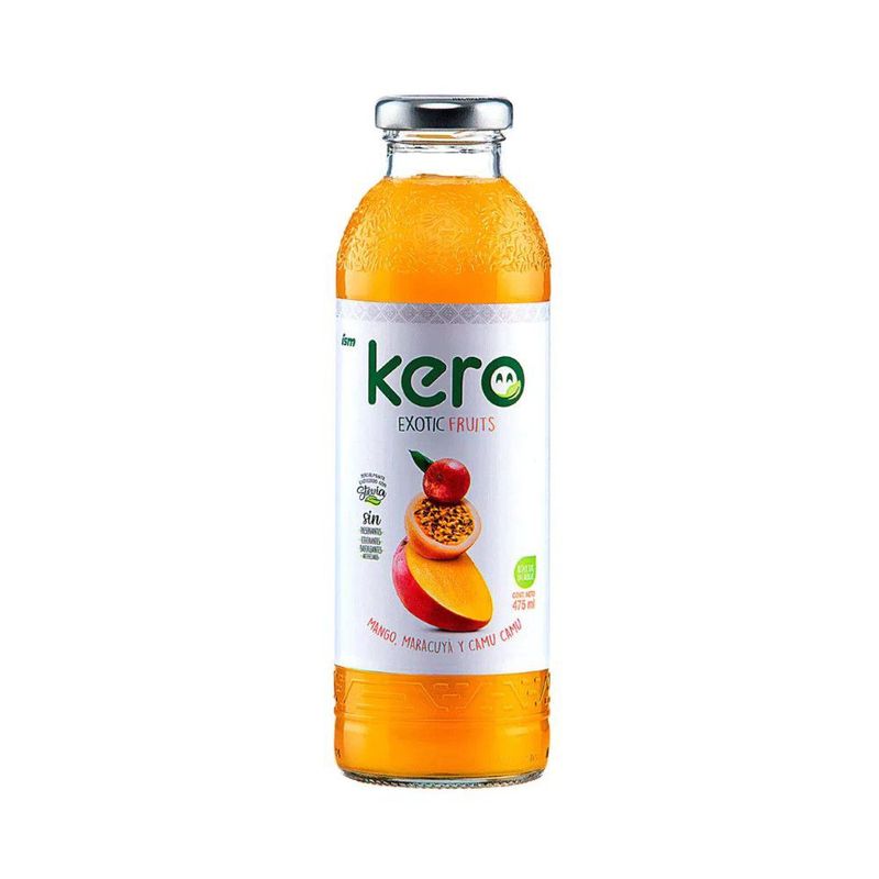 KERO - Bebida Kero Mango Maracuyá Camu Camu Botella 475 mL